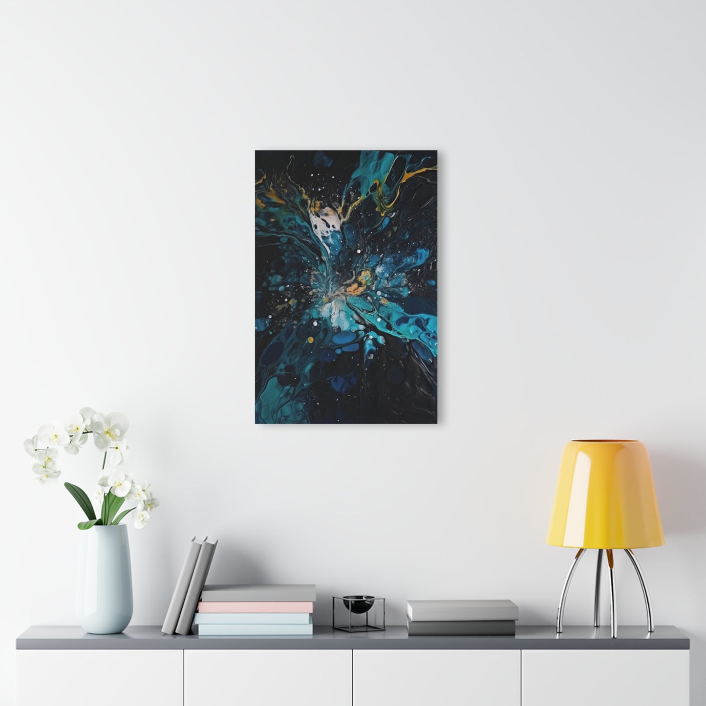Abstract Wall Art, Stylish Interior Design