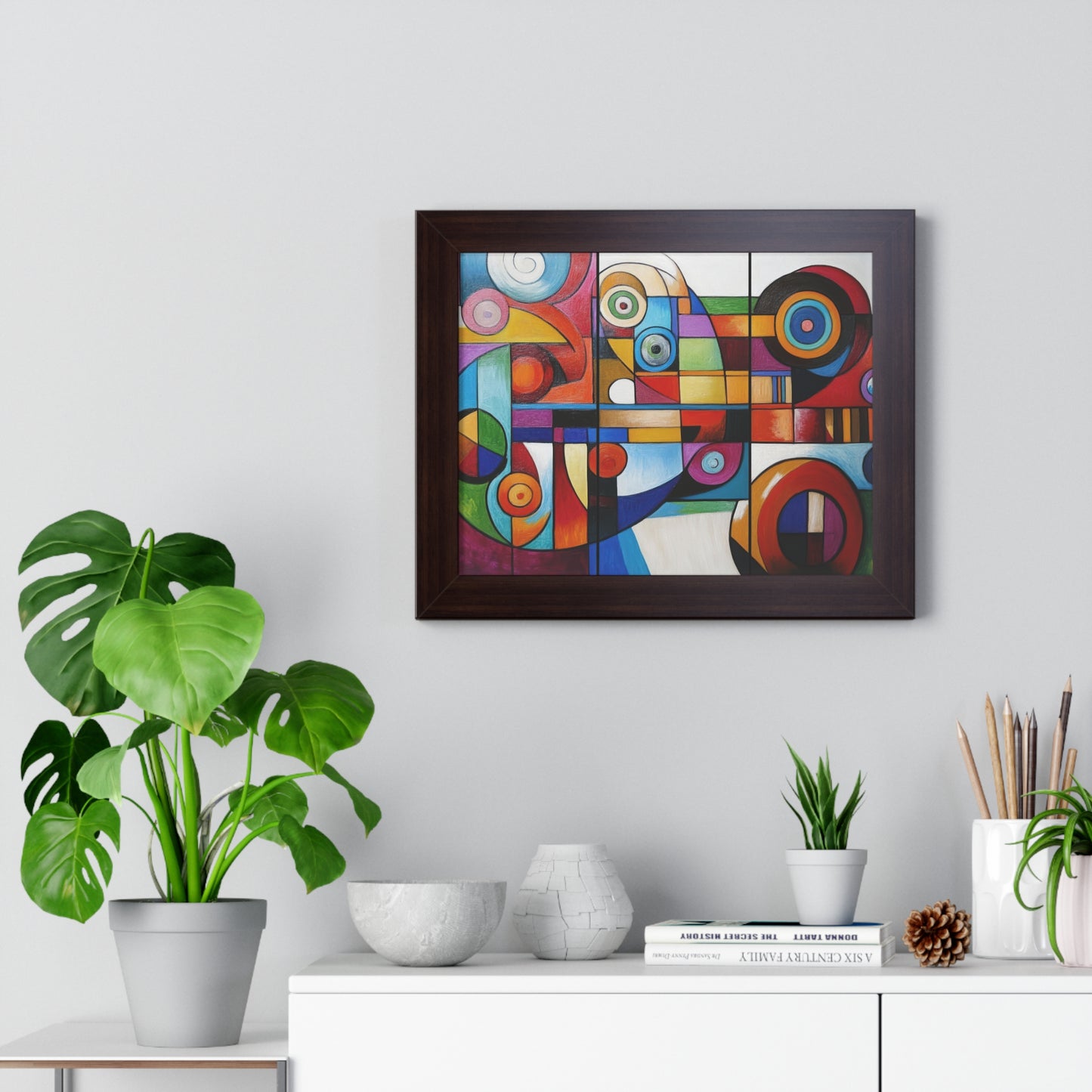 Colorful Abstract Framed Poster