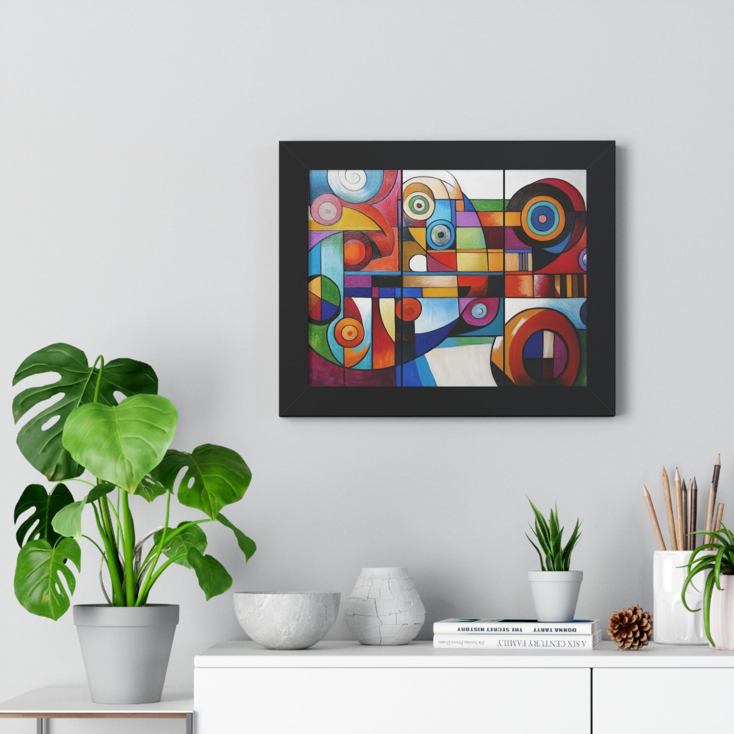 Colorful Abstract Framed Poster