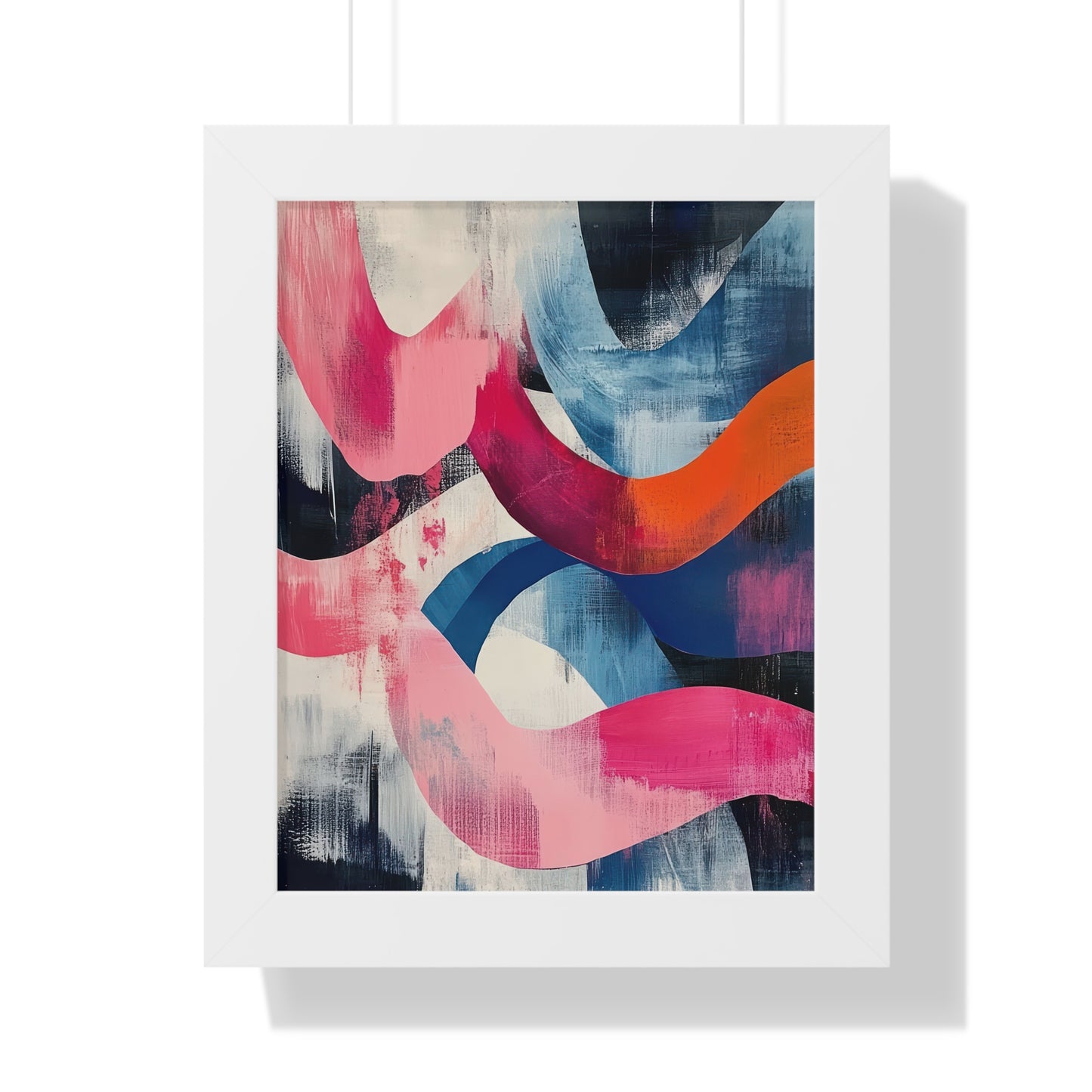 Abstract Wave Art Print, Colorful Wall Art,