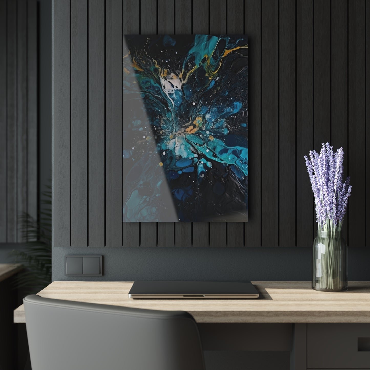 Abstract Wall Art, Stylish Interior Design