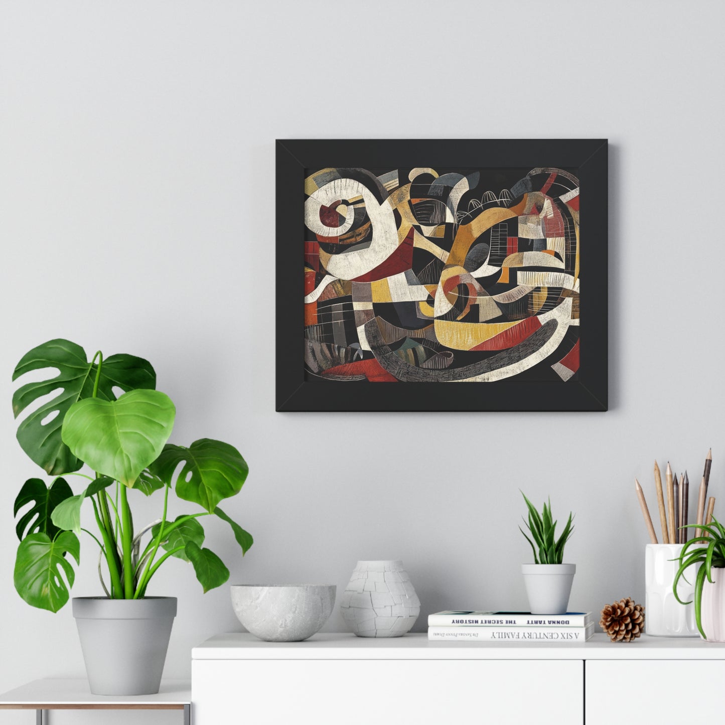 Artistic Abstract Framed Horizontal Poster