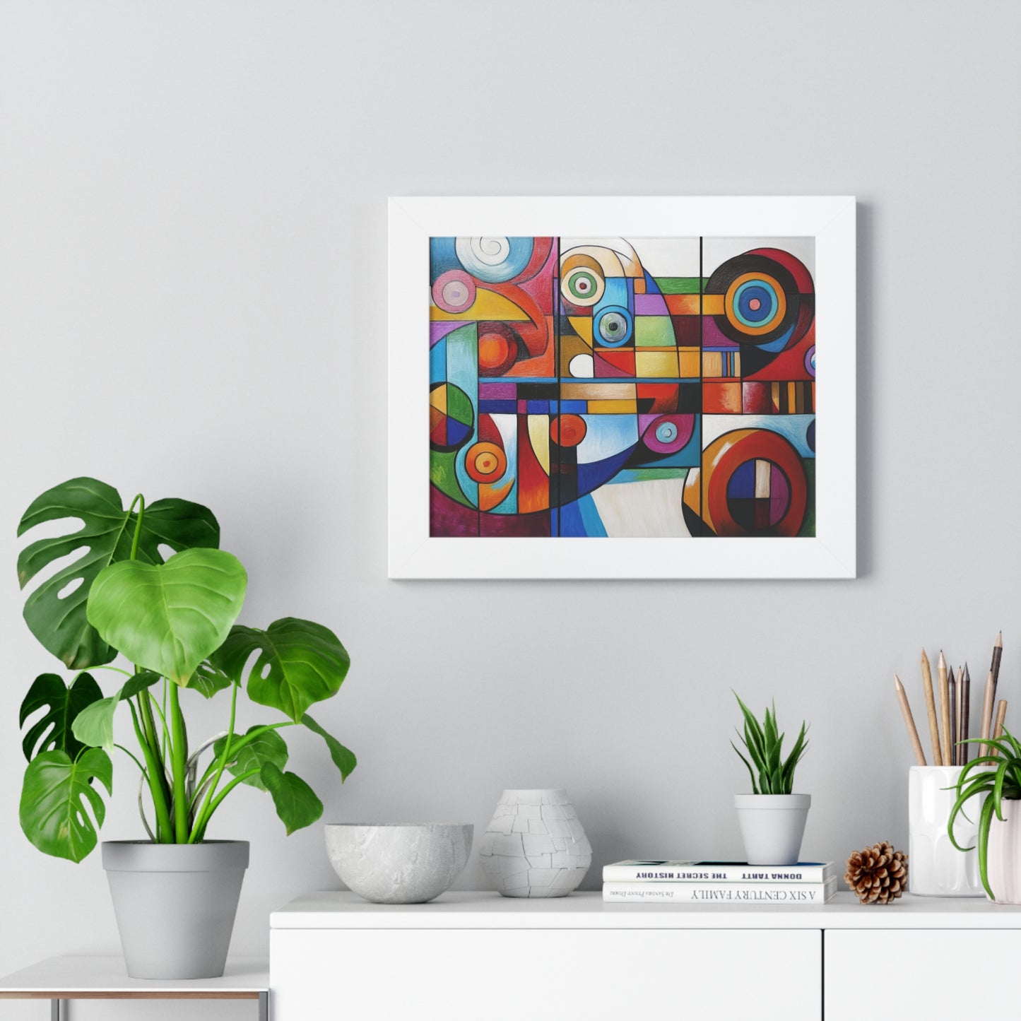 Colorful Abstract Framed Poster