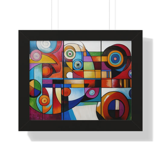 Colorful Abstract Framed Poster