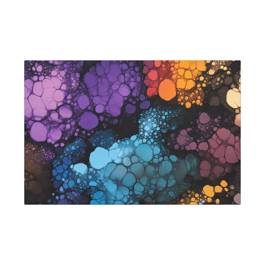 Colorful Abstract Canvas Art Wraps,  Contemporary Wall Art