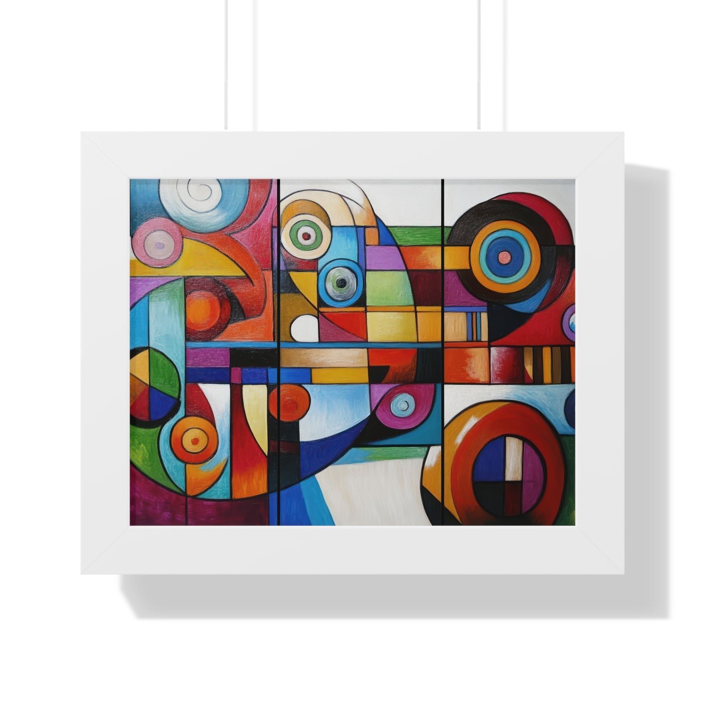 Colorful Abstract Framed Poster
