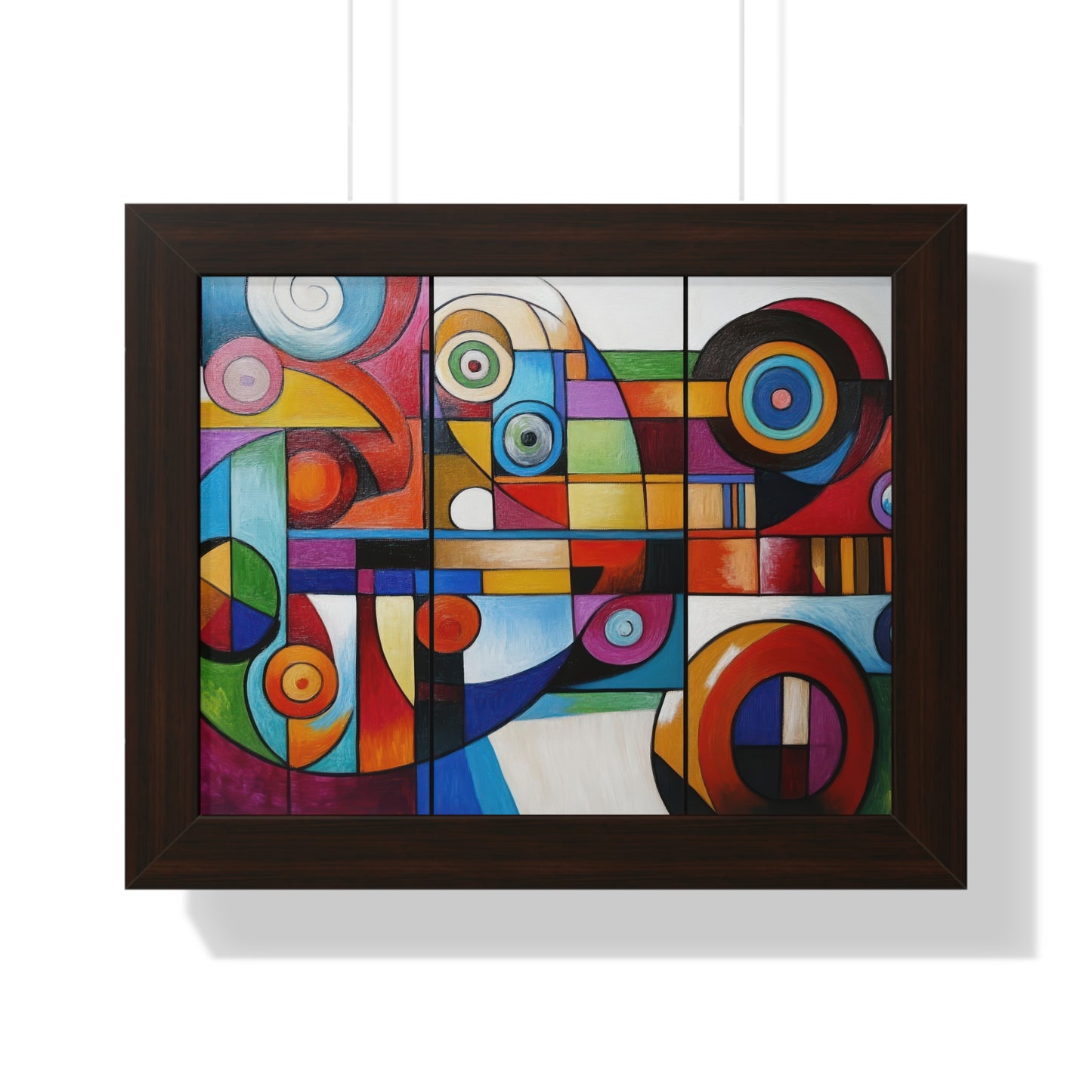 Colorful Abstract Framed Poster